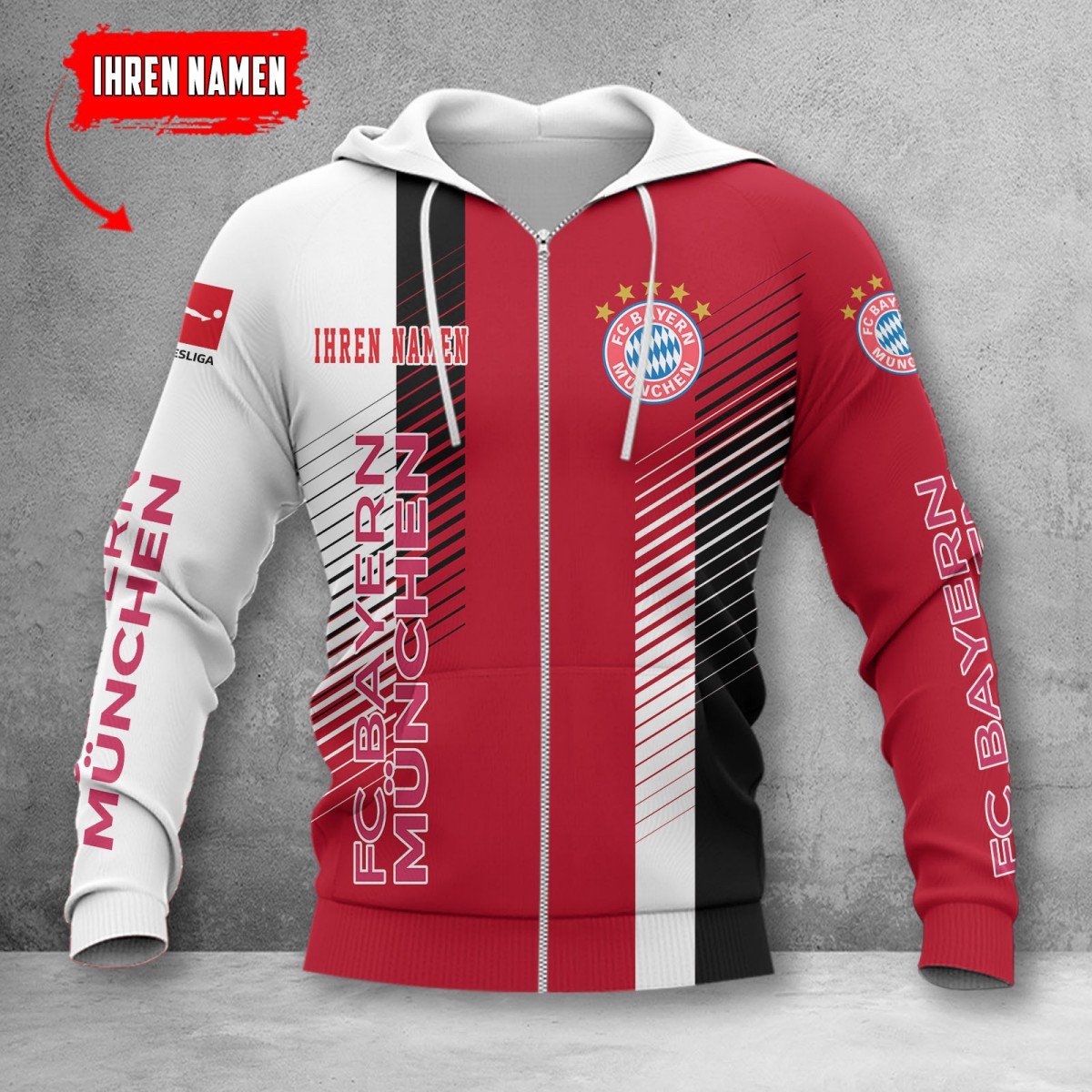 FC Bayern München Zip Hoodie