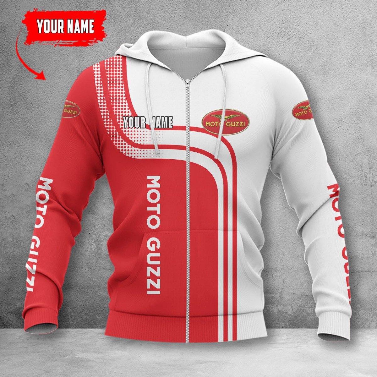 Moto Guzzi Zip Hoodie