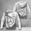 Mercedes-Benz White Hoodie