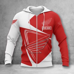 Honda Motorcycle Zip Hoodie
