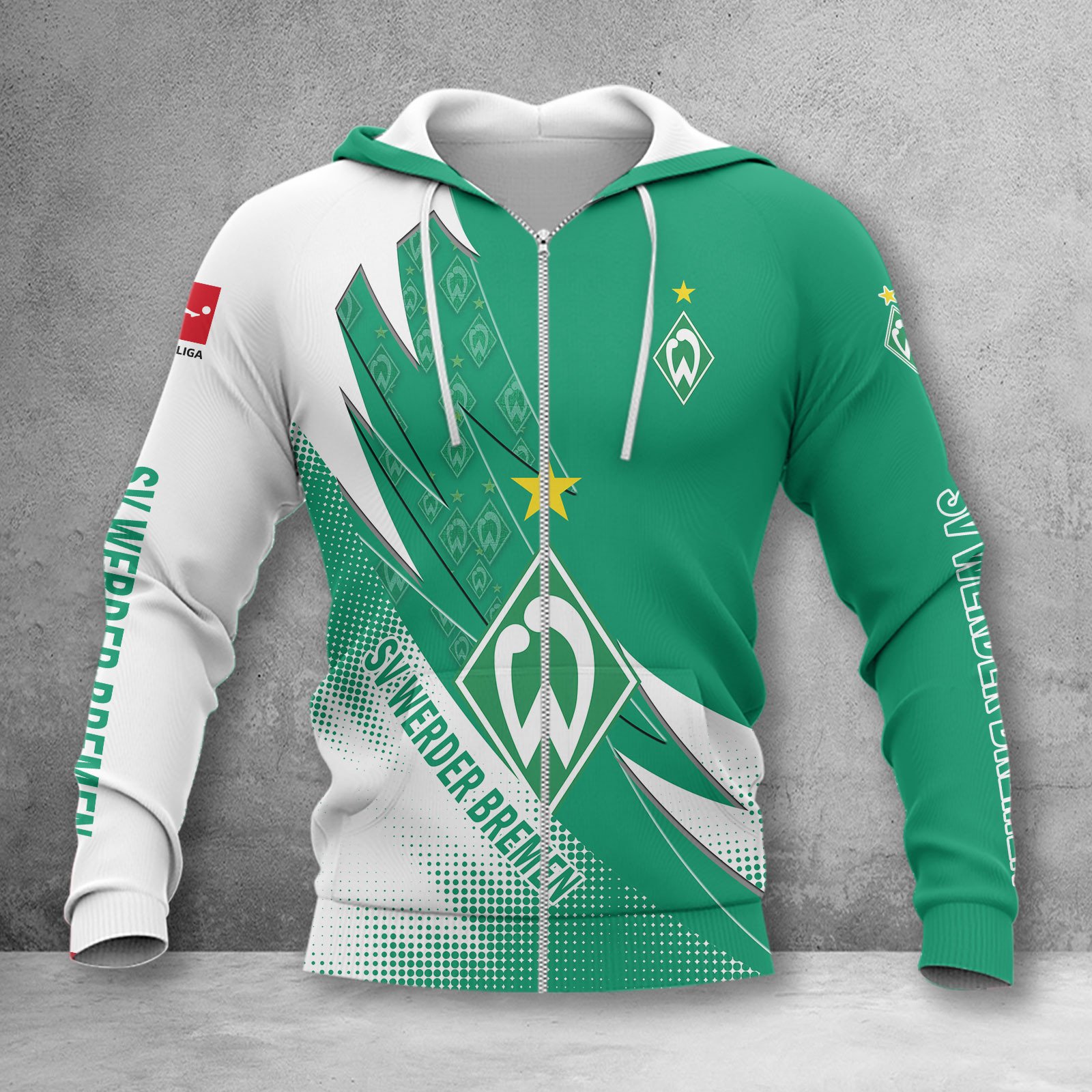 Werder Bremen Zip Hoodie