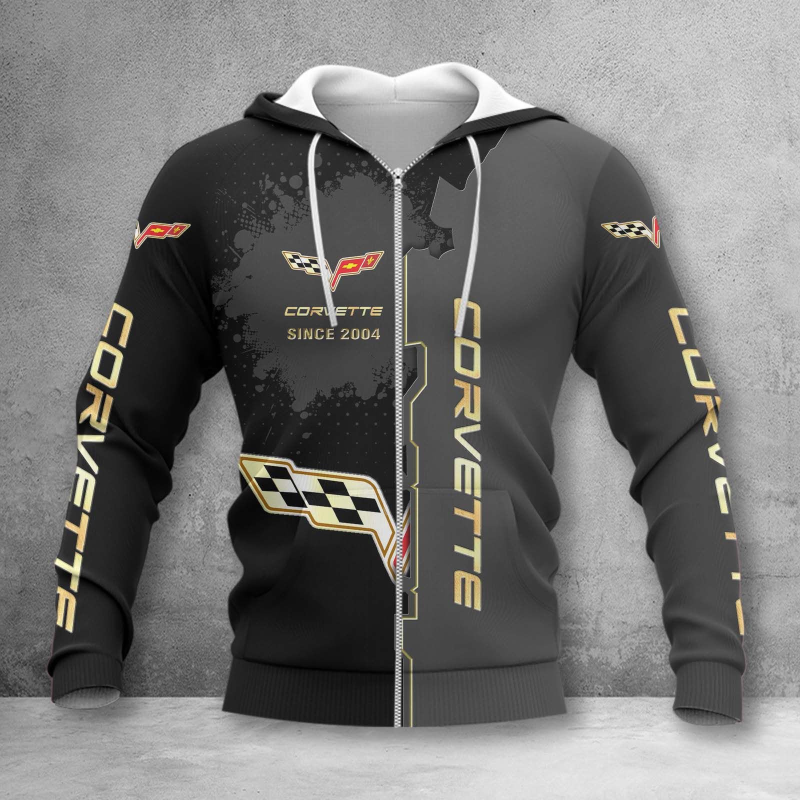 Corvette C6 Zip Hoodie