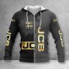 JCB Agricultural Tractors Zip Hoodie