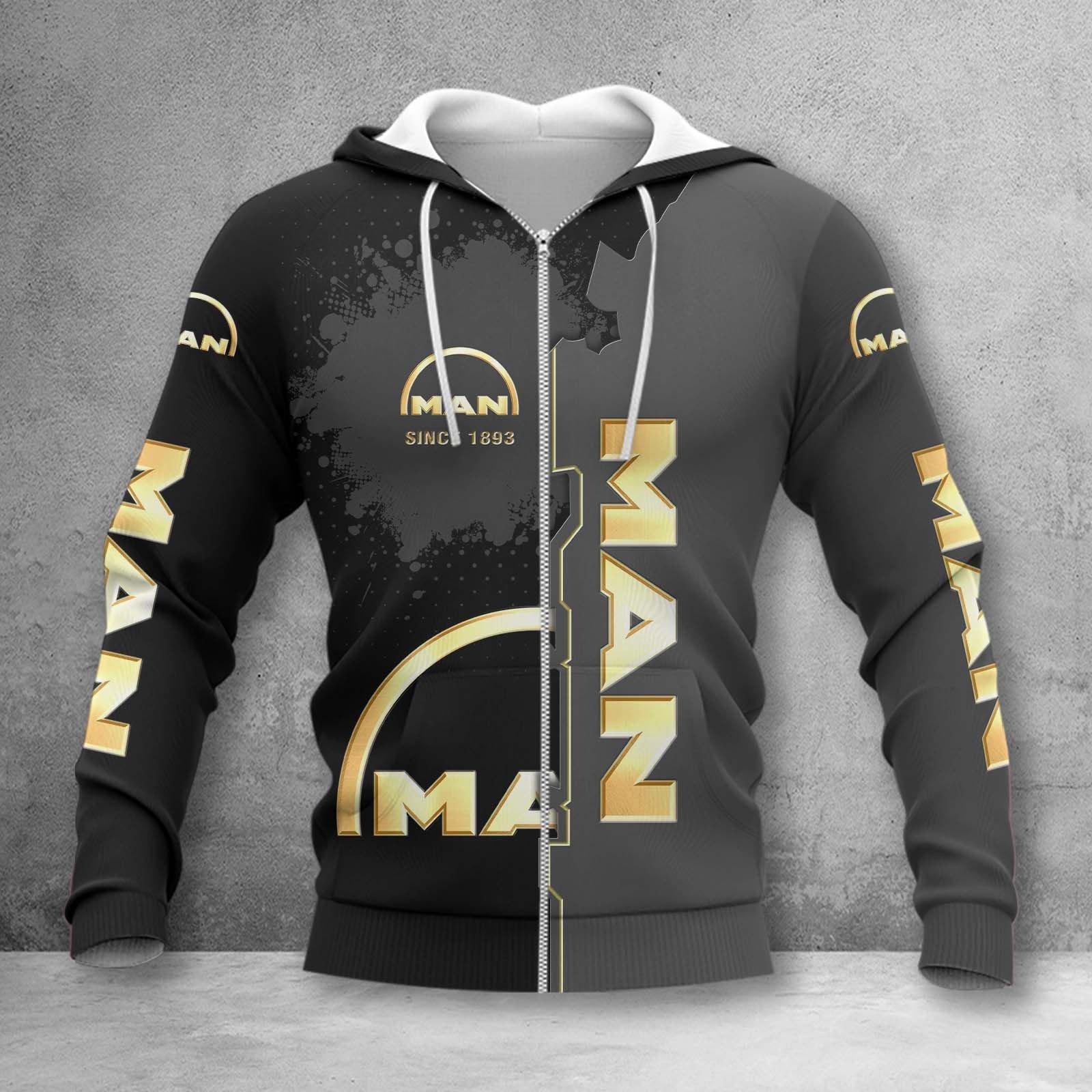 MAN Truck Zip Hoodie