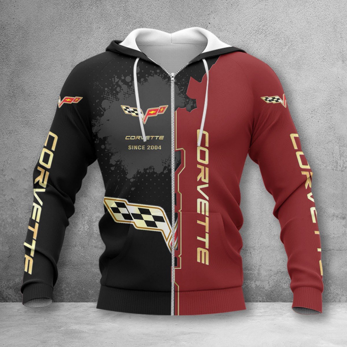 Corvette C6 Zip Hoodie