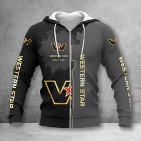 Western Star Zip Hoodie