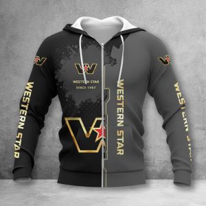 Western Star Zip Hoodie