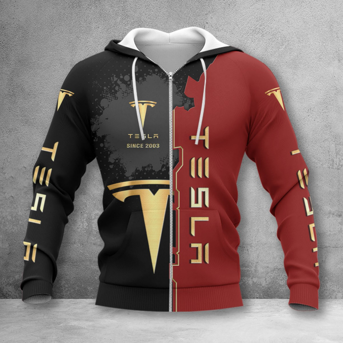 Tesla Zip Hoodie