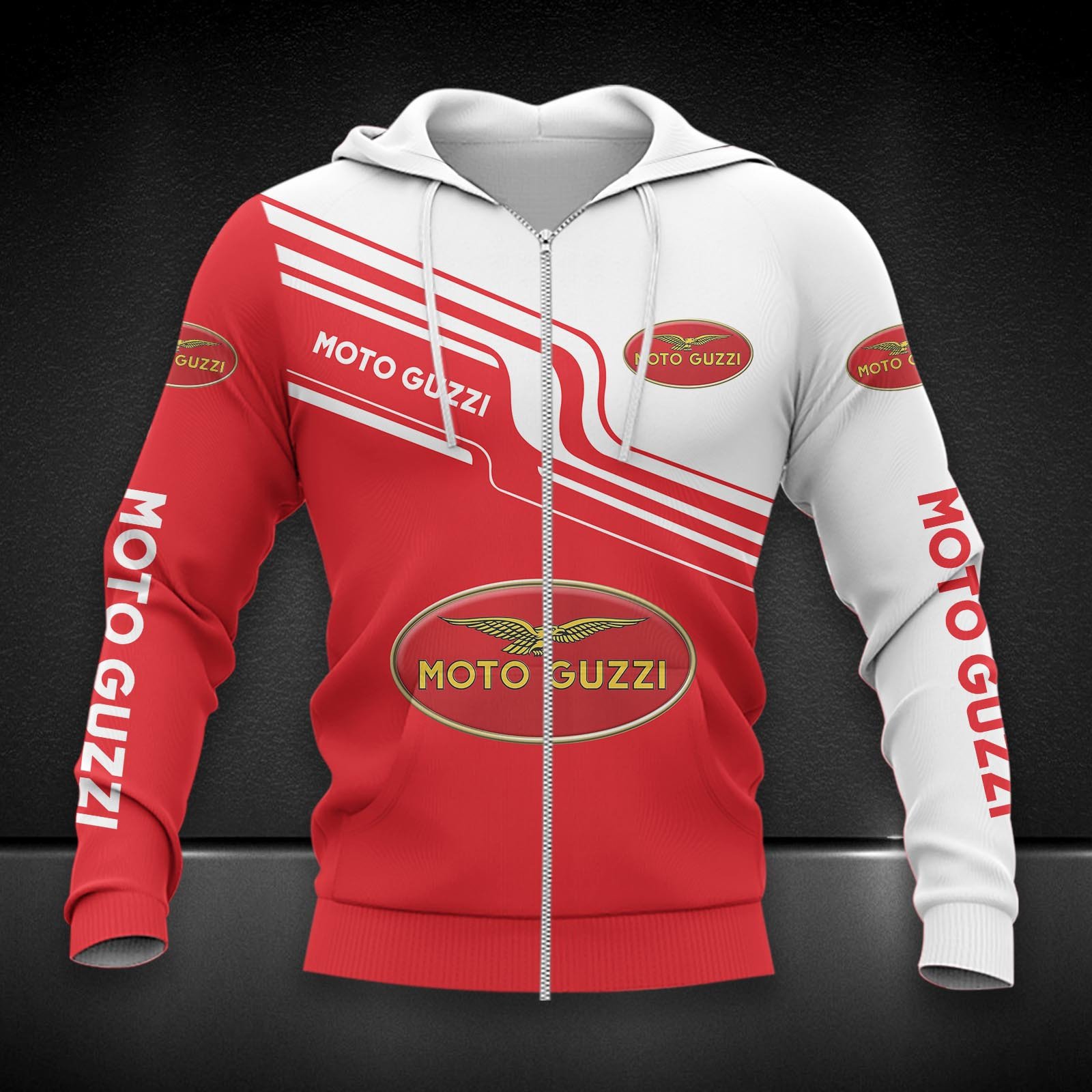 Moto Guzzi Zip Hoodie