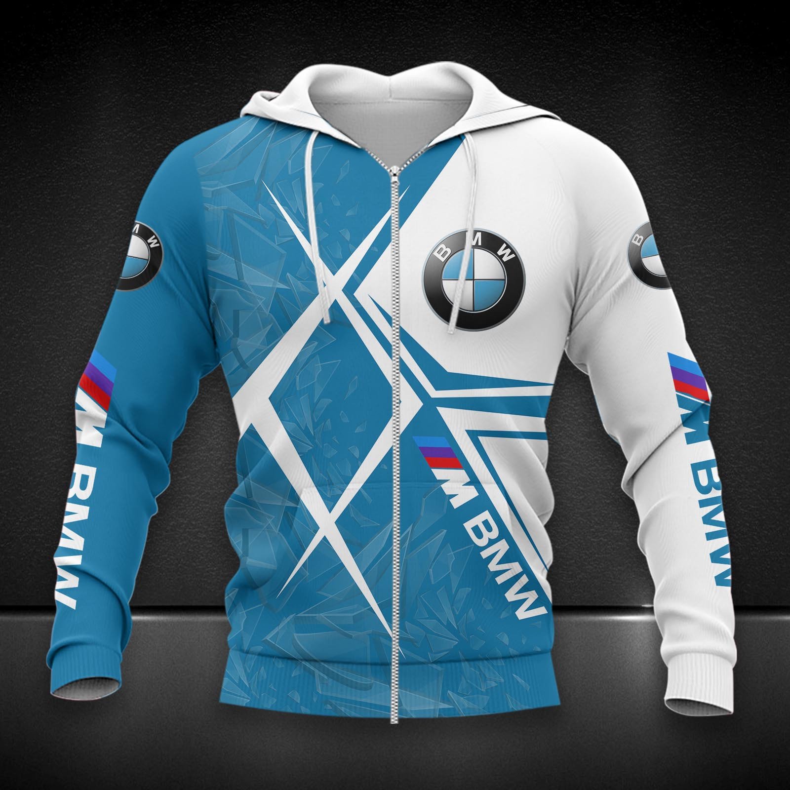 BMW M Car Zip Hoodie