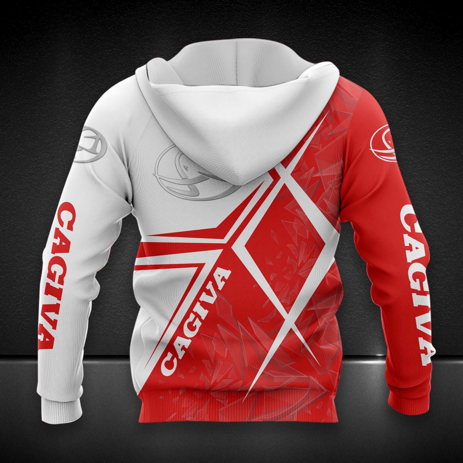 Cagiva Motorcycles Zip Hoodie – Bild 2