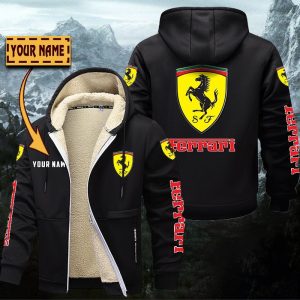Ferrari Gefütterte Kapuzenjacke – Für Herbst & Winter