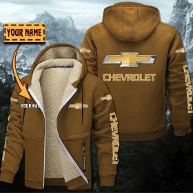 Chevrolet Gefütterte Kapuzenjacke – Für Herbst & Winter