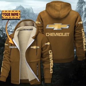 Chevrolet Gefütterte Kapuzenjacke – Für Herbst & Winter