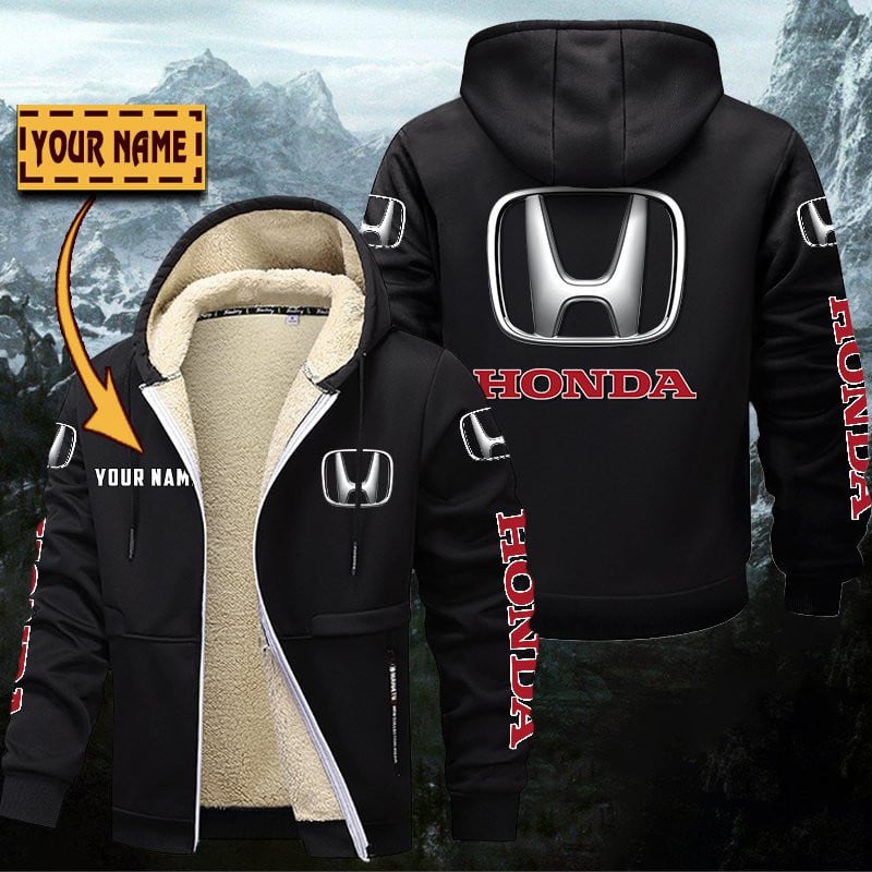 Honda Gefütterte Kapuzenjacke – Für Herbst & Winter – Bild 3