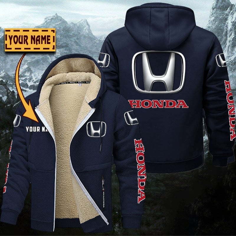 Honda Gefütterte Kapuzenjacke – Für Herbst & Winter – Bild 7