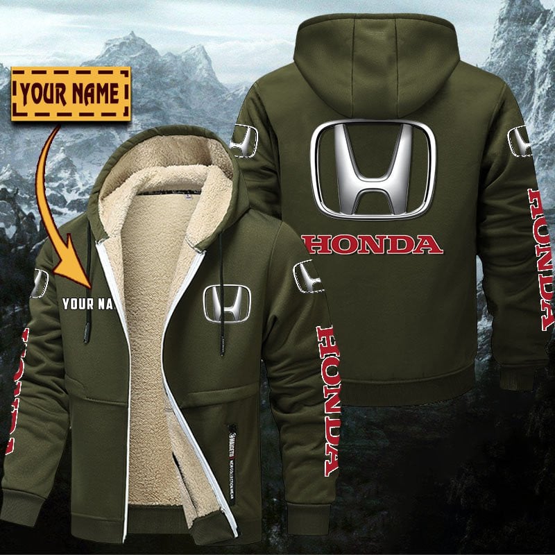 Honda Gefütterte Kapuzenjacke – Für Herbst & Winter – Bild 2