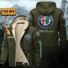 Alfa Romeo Gefütterte Kapuzenjacke – Für Herbst & Winter