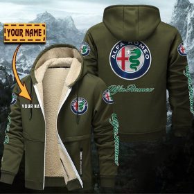 Alfa Romeo Gefütterte Kapuzenjacke – Für Herbst & Winter