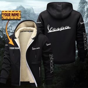Vespa Gefütterte Kapuzenjacke – Für Herbst & Winter