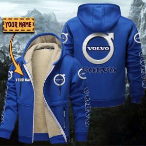 Volvo Gefütterte Kapuzenjacke – Für Herbst & Winter