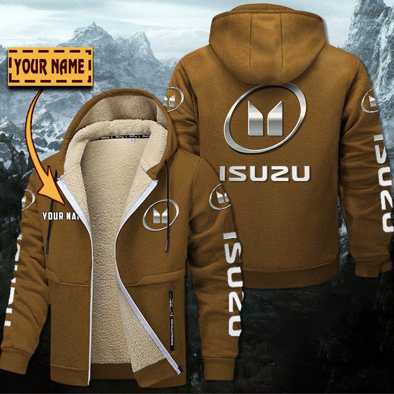 Isuzu Gefütterte Kapuzenjacke – Für Herbst & Winter – Bild 4