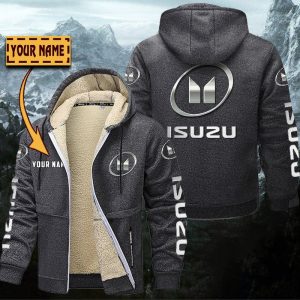 Isuzu Gefütterte Kapuzenjacke – Für Herbst & Winter