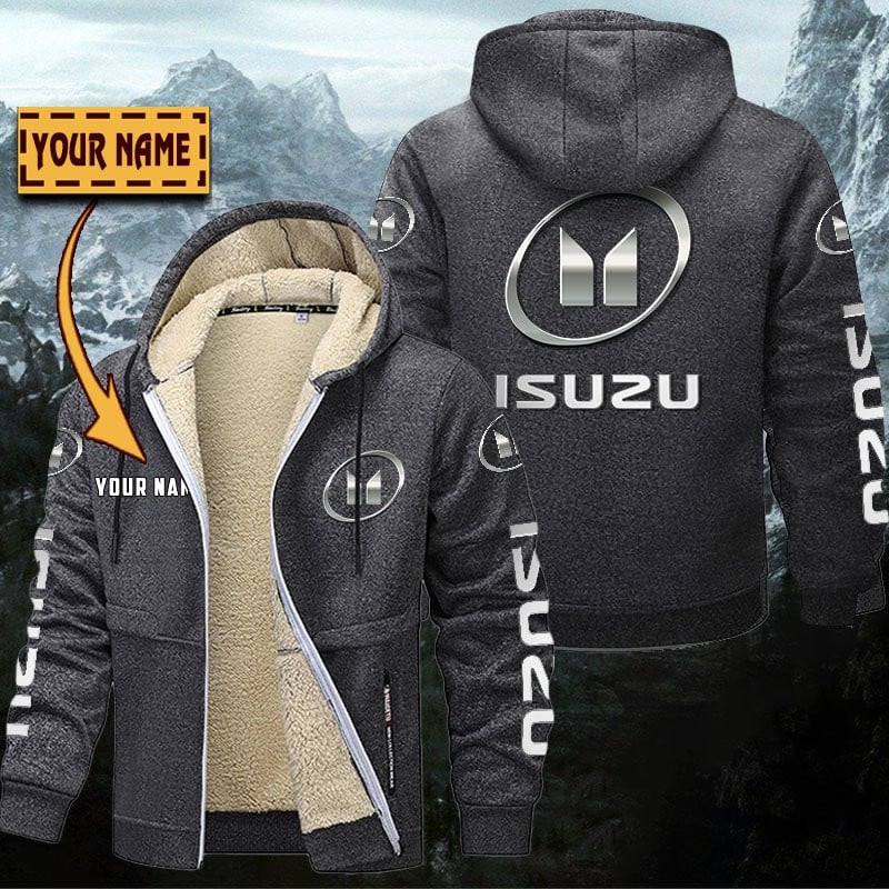Isuzu Gefütterte Kapuzenjacke – Für Herbst & Winter
