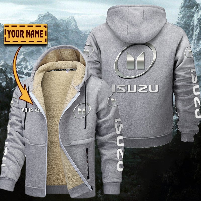 Isuzu Gefütterte Kapuzenjacke – Für Herbst & Winter – Bild 5