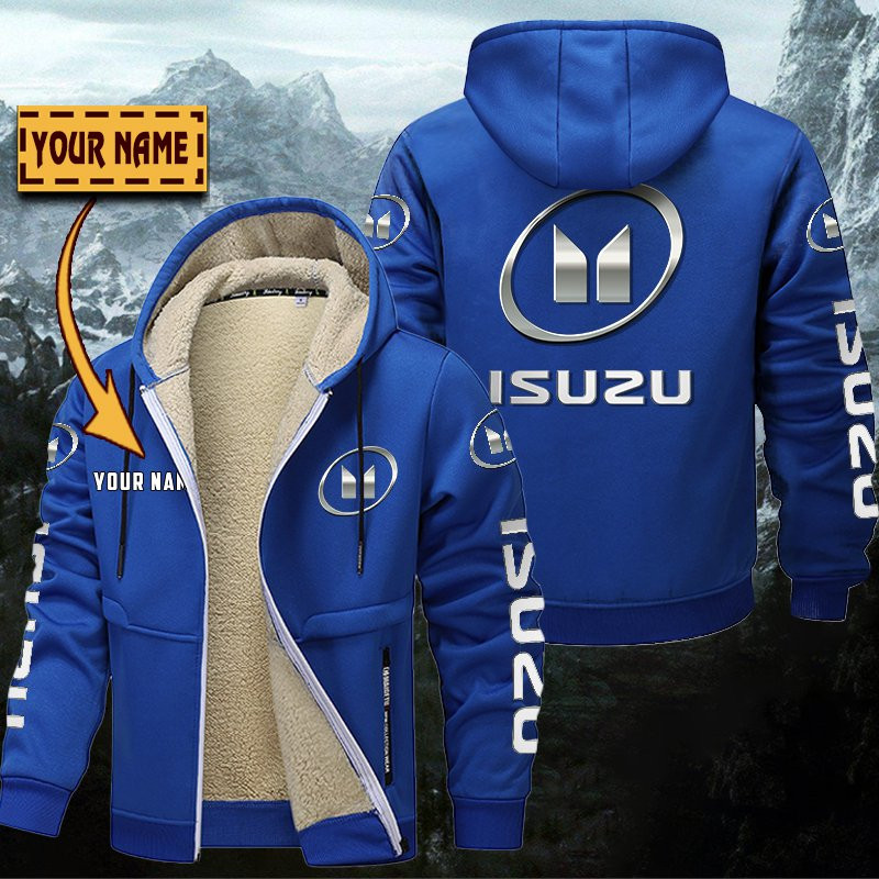 Isuzu Gefütterte Kapuzenjacke – Für Herbst & Winter – Bild 7