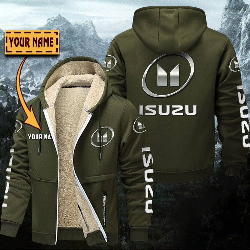 Isuzu Gefütterte Kapuzenjacke – Für Herbst & Winter – Bild 2