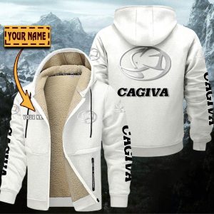 Cagiva Motorcycles Gefütterte Kapuzenjacke – Für Herbst & Winter