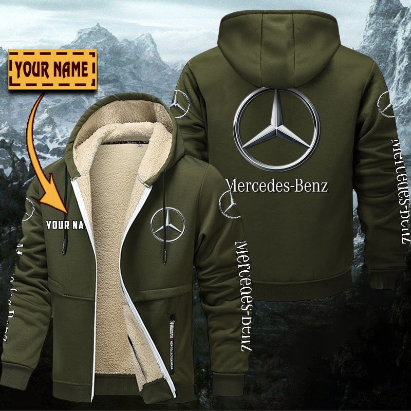 Mercedes-Benz Gefütterte Kapuzenjacke – Für Herbst & Winter – Bild 3