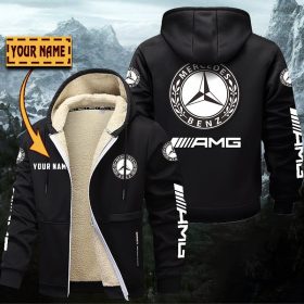 Mercedes-AMG Gefütterte Kapuzenjacke – Für Herbst & Winter