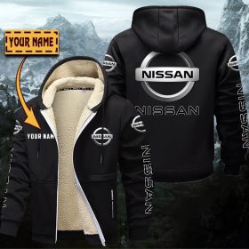Nissan Gefütterte Kapuzenjacke – Für Herbst & Winter