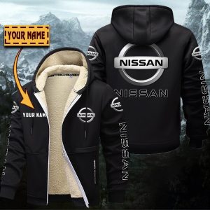 Nissan Gefütterte Kapuzenjacke – Für Herbst & Winter