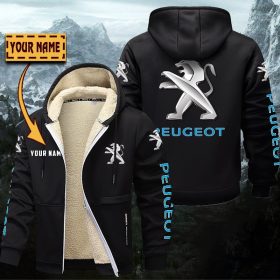 Peugeot Gefütterte Kapuzenjacke – Für Herbst & Winter