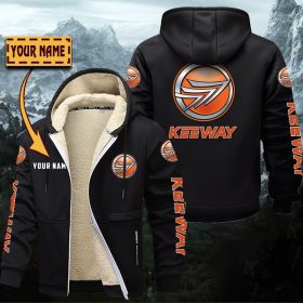 Keeway Motorcycles Gefütterte Kapuzenjacke – Für Herbst & Winter