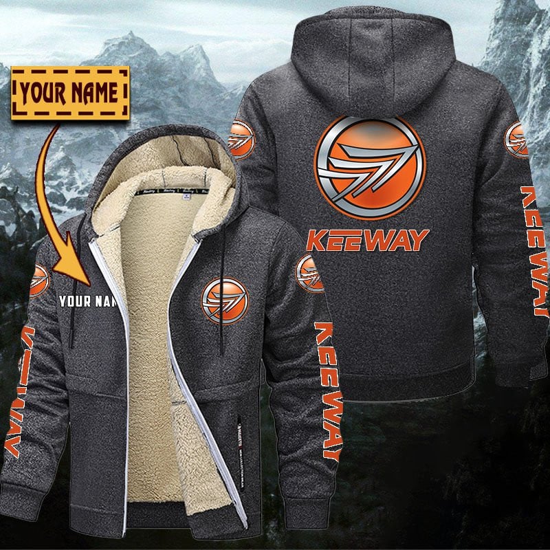 Keeway Motorcycles Gefütterte Kapuzenjacke – Für Herbst & Winter – Bild 4