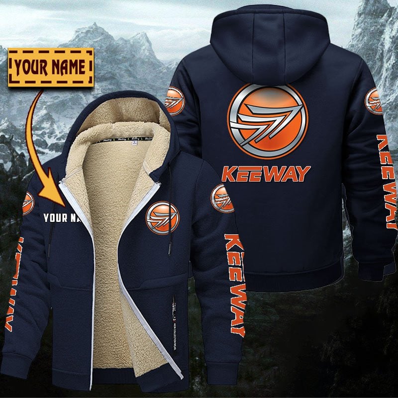 Keeway Motorcycles Gefütterte Kapuzenjacke – Für Herbst & Winter – Bild 6