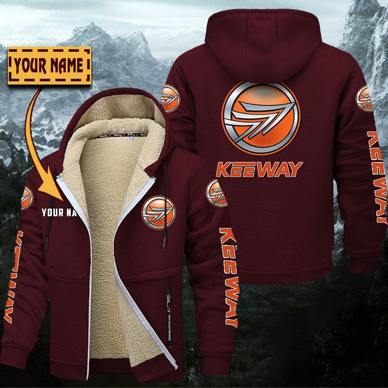 Keeway Motorcycles Gefütterte Kapuzenjacke – Für Herbst & Winter – Bild 9