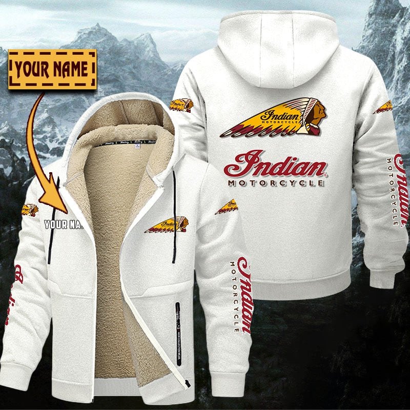 Indian Motorcycle Gefütterte Kapuzenjacke – Für Herbst & Winter – Bild 9