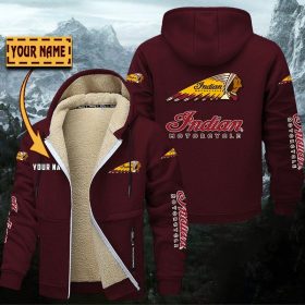 Indian Motorcycle Gefütterte Kapuzenjacke – Für Herbst & Winter