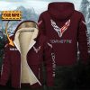 Corvette C8 Gefütterte Kapuzenjacke – Für Herbst & Winter