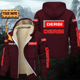 Derbi Motorcycles Gefütterte Kapuzenjacke – Für Herbst & Winter