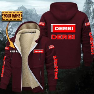Derbi Motorcycles Gefütterte Kapuzenjacke – Für Herbst & Winter