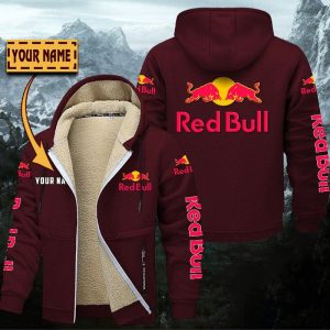 Red Bull Gefütterte Kapuzenjacke – Für Herbst & Winter