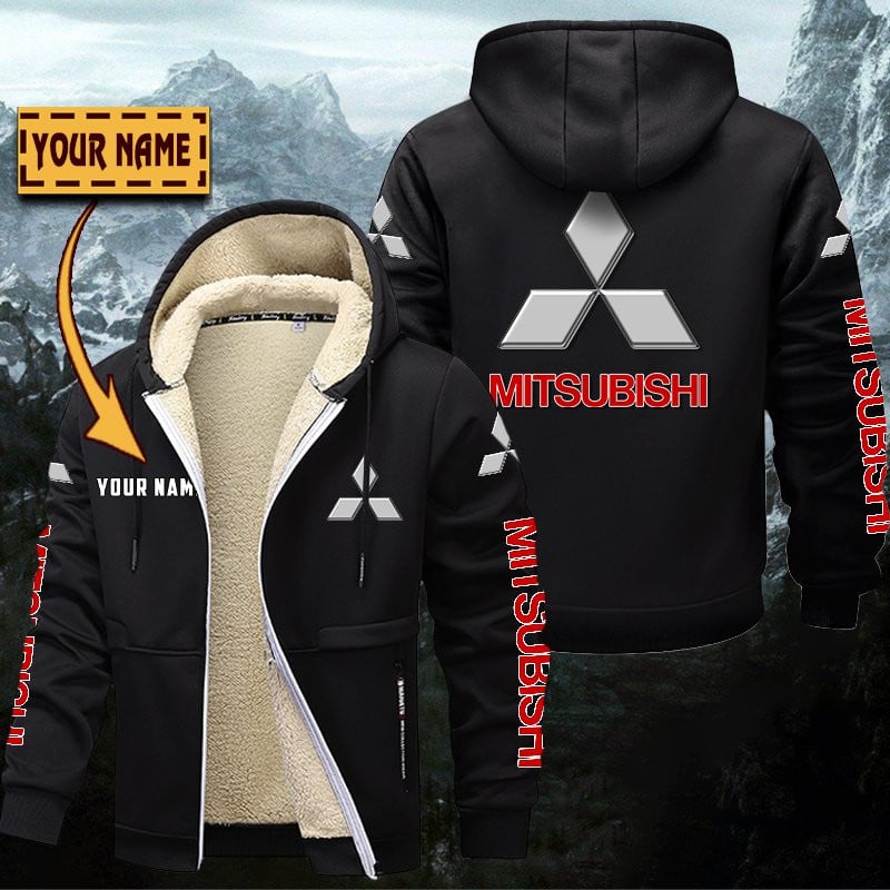 Mitsubishi Gefütterte Kapuzenjacke – Für Herbst & Winter – Bild 3