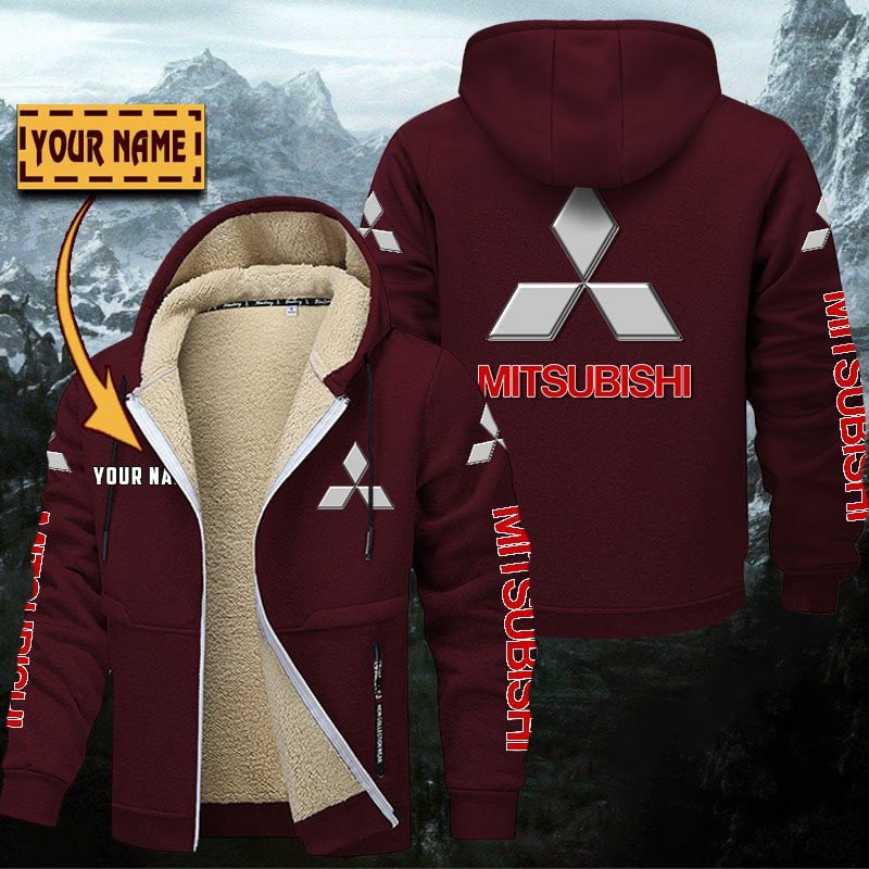 Mitsubishi Gefütterte Kapuzenjacke – Für Herbst & Winter
