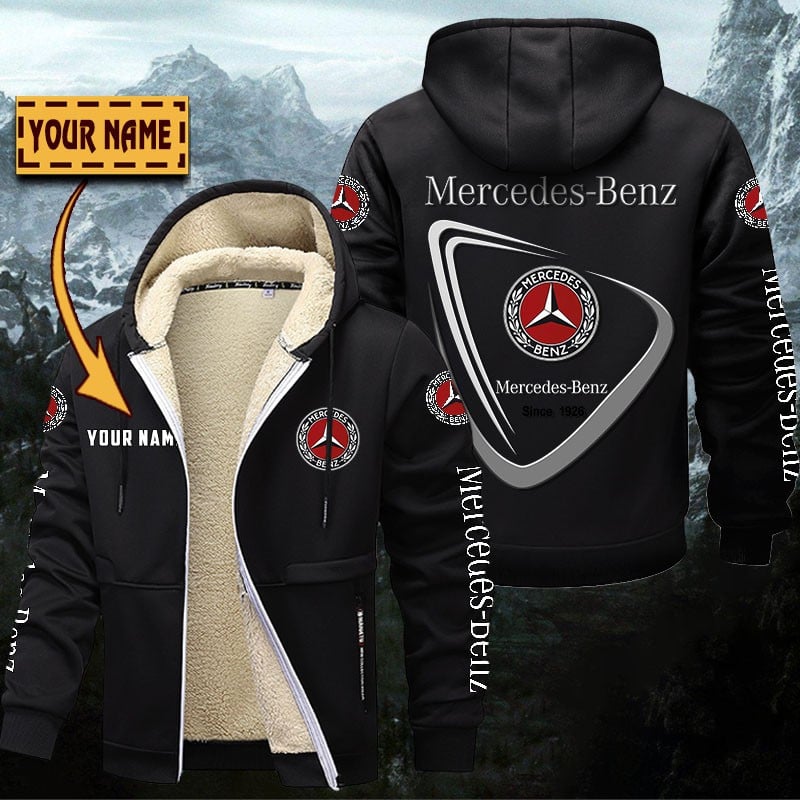Mercedes-Benz Gefütterte Kapuzenjacke – Für Herbst & Winter – Bild 3